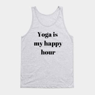 Yoga is my happy place Tank Top